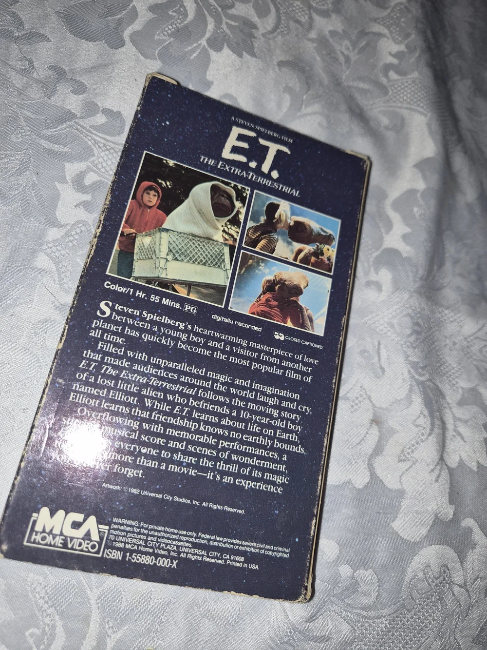 E.T. The Extra-Terrestrial VHS Movie - Blue